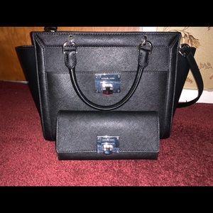 Michael Kors Purse and Wallet Set